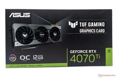 华硕TUF GamingGeForce RTX 4070 Ti售价为850美元。（来源：Notebookcheck）