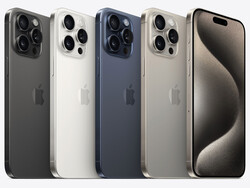 Apple iPhone 15 Pro Max 颜色款式（图片：Apple)