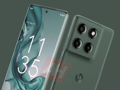 Edge 70 看起来很像摩托罗拉最近推出的其他 Edge 系列智能手机。(图片来源：Android Headlines）