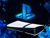 展示 PlayStation 标志的 PS5 Pro 主机横幅