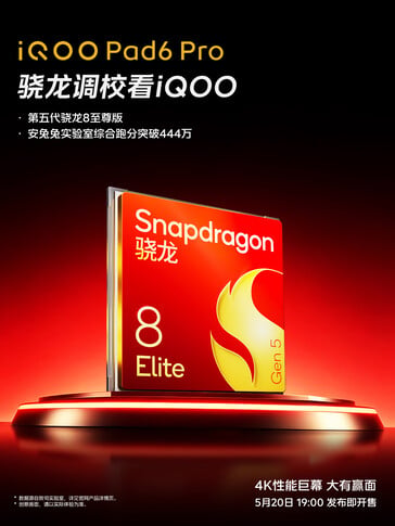 Pad 6 Pro 采用旗舰级骁龙芯片组。