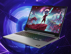 联想为 LOQ 15APH11 提供了单一的银色选择。(图片来源：联想）