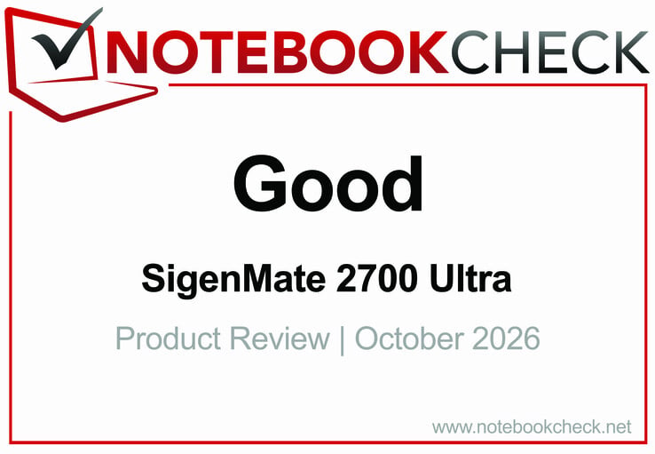 SigenMate 2700 Ultra 奖项