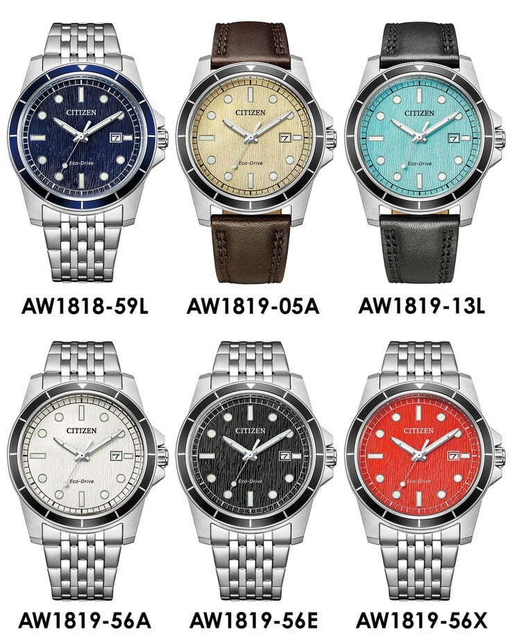 在中国发布的新款西铁城 Eco-Drive 手表。(图片来源:U/Plus9Time via Reddit)