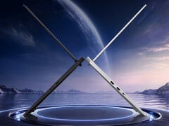Lecoo Fighter 7000X 2026 的起售价约为 1,163 美元。图为展示该笔记本电脑纤薄设计的宣传图。