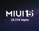 MIUI 15 23.7.14 Alpha预告 (来源：MIUI)