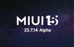 MIUI 15 23.7.14 Alpha 版预告（来源：MIUI）