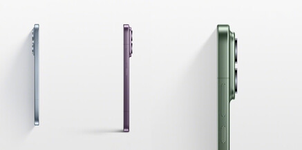 小米 17、17 Pro 和 17 Pro Max 的侧面（图片来源：小米）