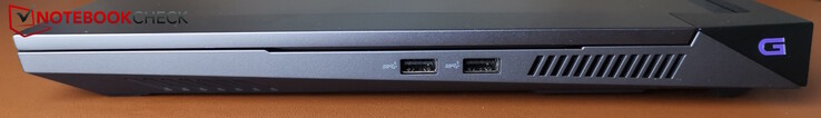 右：2 个 USB-A（5 GBit/秒）