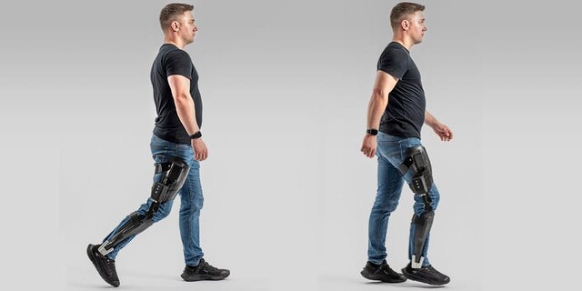 Blatchford Tectus 电子矫形器帮助瘫痪病人更好地行走。(来源：Blatchford）