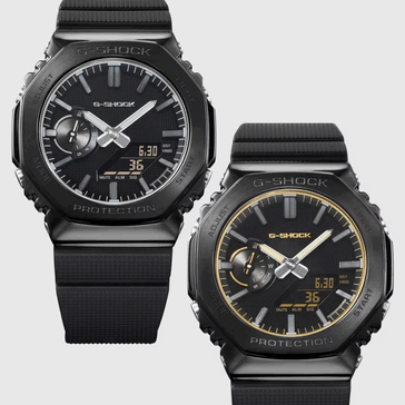 G-Shock GM-2100LXB-1AJF 和 GM-2100LXB-1A9JF(从左到右)