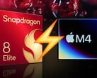 由于采用了 Armv9-A，骁龙 8 代精英版 2 可能在单核性能上击败 M4 iPad Pro。(图片来源：Apple, 高通公司，经编辑）