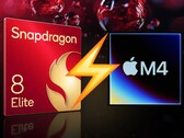 由于采用了 Armv9-A，骁龙 8 代精英版 2 可能在单核性能上击败 M4 iPad Pro。(图片来源：Apple, 高通公司，经编辑）