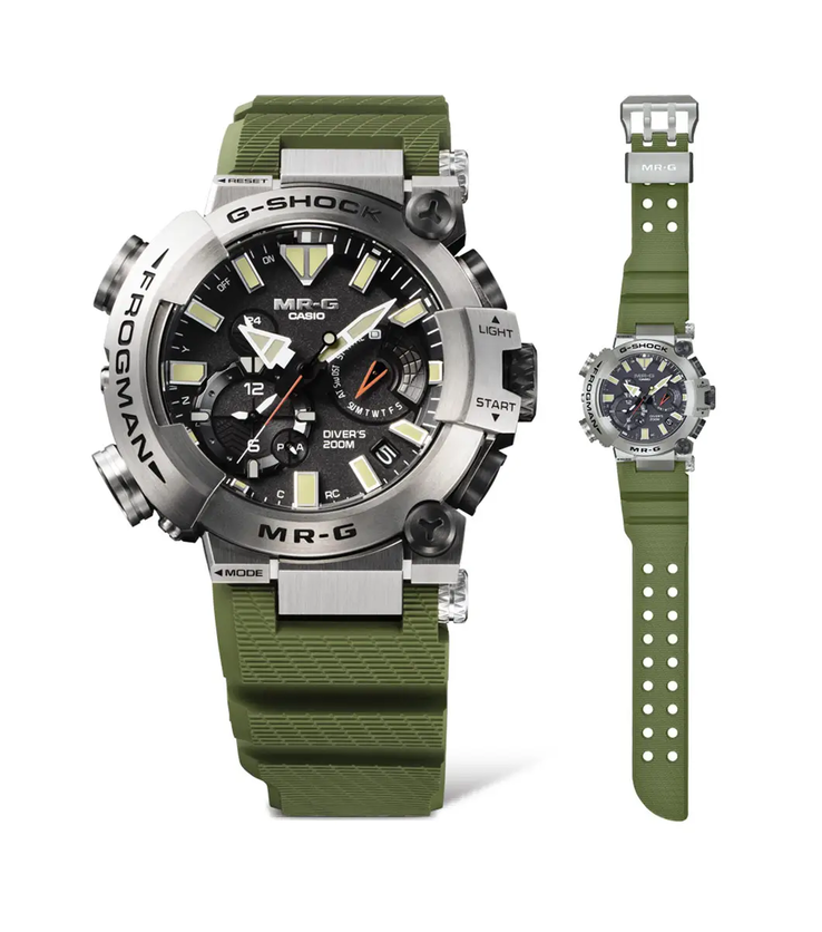 卡西欧 MRG-BF1000 Goliath Frogman 手表。(图片来源：卡西欧）