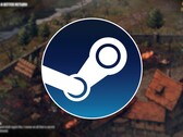 一张展示 Steam 标志和游戏《王座之战：巫师传说》的图片，该游戏现正八折优惠。