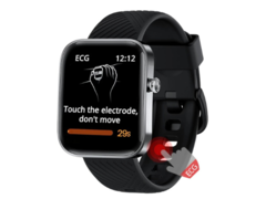 North Edge ECG智能手表被列为具有心率、血压和血氧水平监测器。(图片来源:North Edge)