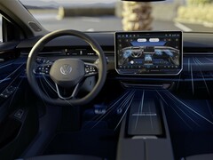 大众汽车公司公布了一个智能空调系统，它将在新的ID.7电动汽车中使用。(图片来源：大众汽车)