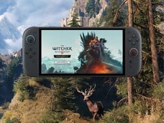 Switch 2 上展示的《巫师3:重制版》