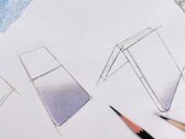 Magic V Flip2 的草图（图片来源：Jimmy Choo 在 Instagram 上）