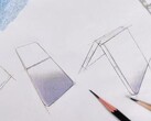 Magic V Flip2 的草图（图片来源：Jimmy Choo 在 Instagram 上）