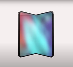 Apple 传言即将推出的可折叠 iPhone 将采用无折痕显示屏。(图片来源：Concept Creator via YouTube）