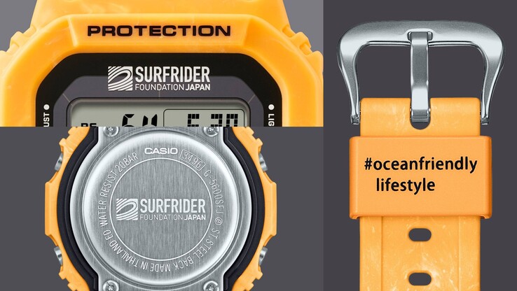 卡西欧 G-Shock-Surfrider Foundation Japan 合作手表。(图片来源：卡西欧）