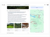 谷歌搜索中的人工智能概述现在可以为用户想要访问的地区和国家提供想法和评论。(图片来源：谷歌）