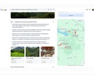谷歌搜索中的人工智能概述现在可以为用户想要访问的地区和国家提供想法和评论。(图片来源：谷歌）