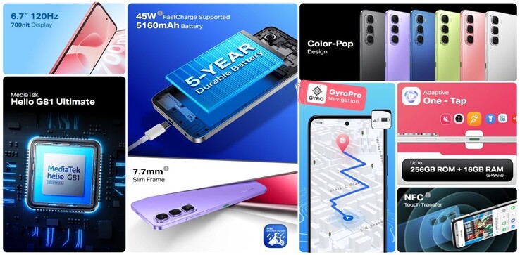 Infinix Hot 60i 的主要功能（图片来源：Infinix）
