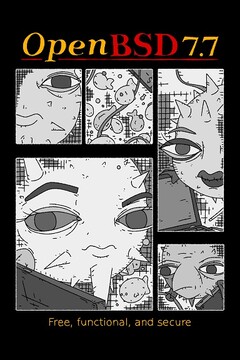 OpenBSD 7.7 现已发布，并进行了多项改进（图片来源：OpenBSD）