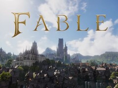 以阿尔比恩世界为背景的《Fable》标志