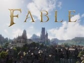 以阿尔比恩世界为背景的《Fable》标志
