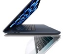 泄露的 Geekbench 6 跑分结果表明，得益于 M3 的更新，被动冷却式 MacBook Air 的 CPU 性能有所提升。(来源：Apple)