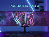 Predator X49 X 似乎与最近发布的 RedMagic 和飞利浦 Evnia 采用相同的第 2 代 QD-OLED 面板。(图片来源：宏碁）