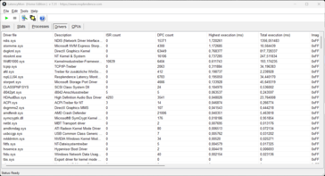 LatencyMon - 驱动程序