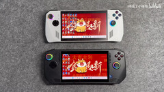 微星Claw与华硕Rog Ally的基准测试(图片来源:Bilibili网站上的