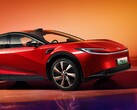 丰田在中国发布了 bZ5 电动轿跑 SUV。(图片来源：丰田）