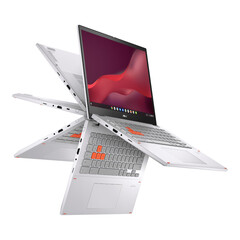 华硕声称，Chromebook Vibe CX34 Flip获得了MIL-STD-810认证。(图片来源：华硕)