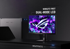 ROG Swift OLED PG32UCDP 是除昂贵的 OLED 显示器之外首款支持两种显示模式的游戏显示器。(图片来源：华硕 - 已编辑）