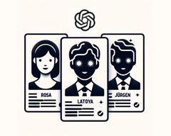 OpenAI 的 GPT-3 和 GPT-4 在工作评估和选择中的歧视(符号图像:DALL-E / AI,编辑)