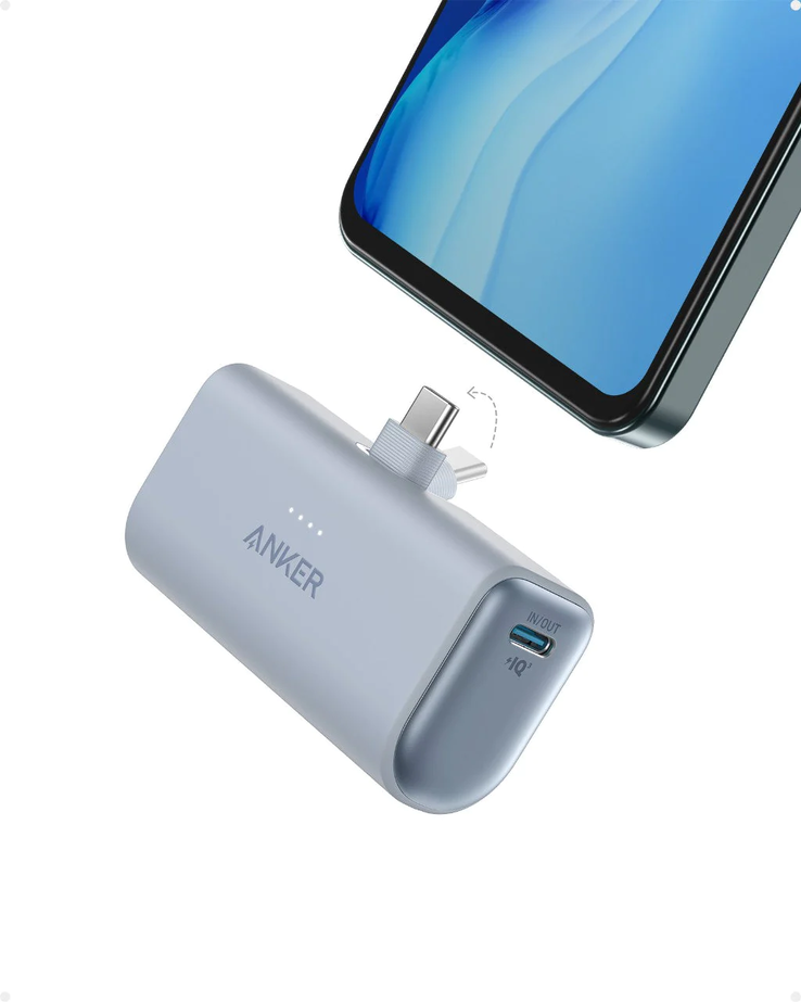 Anker Nano Power Bank（22.5W，内置 USB-C 接口）。(图片来源：Anker）