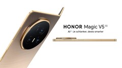 Honor Magic V5 将于下月在香港发布。(图片来源：Honor)