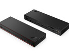 联想新推出的 Thunderbolt 5 底座似乎相对小巧，因为它包含了很多端口。(图片来源：via Evan Blass）