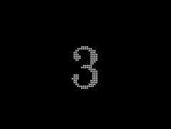 Nothing Phone (3) 预计将于 7 月 15 日在欧盟上市。图：Nothing 字体中的数字 &quot;3&quot;。(图片来源：Nothing）