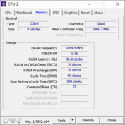 CPU-Z。内存