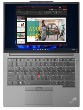 联想ThinkPad E14第五代--北极灰。(图片来源：联想)