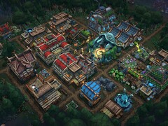 一张显示《抵御风暴》中建筑物的图片。