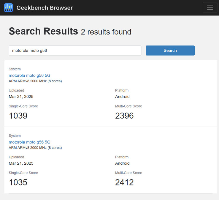 (图片来源：Geekbench）