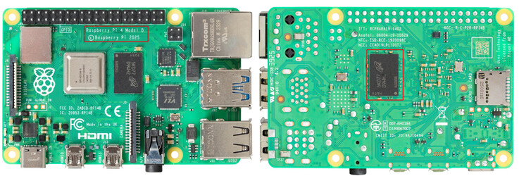 新型Raspberry Pi 4 Model B。