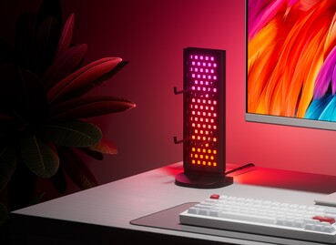Nanoleaf Pegboard Desk Dock 挂钩侧面（图片来源：Nanoleaf PR）